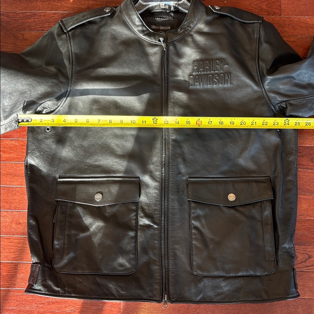 NWT Harley-Davidson Mens Layering System Captains Leather Jacket Size XL 98022 - Picture 13 of 16